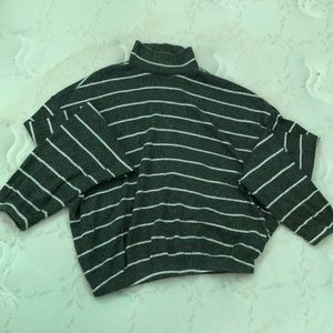 Cropped turtleneck